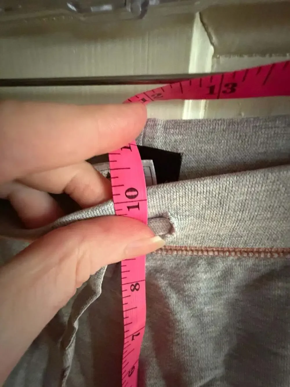 Vintage Nike Team Gray Orange Stitching Drawstring Sweatpants L(12-14)